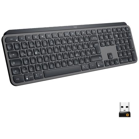 Logitech Mx Keys Bluetooth Tastatur Deutsch Qwertz Windows Graphit Beleuchtet Ergonomisch Multipair Funktion Digitalo