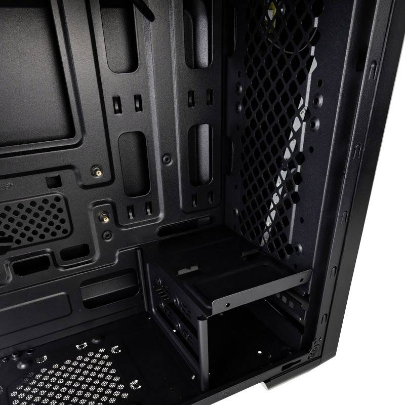 AeroCool Cylon Mini RGB Midi-Tower PC-Gehäuse Schwarz 1 vorinstallierter Lüfter