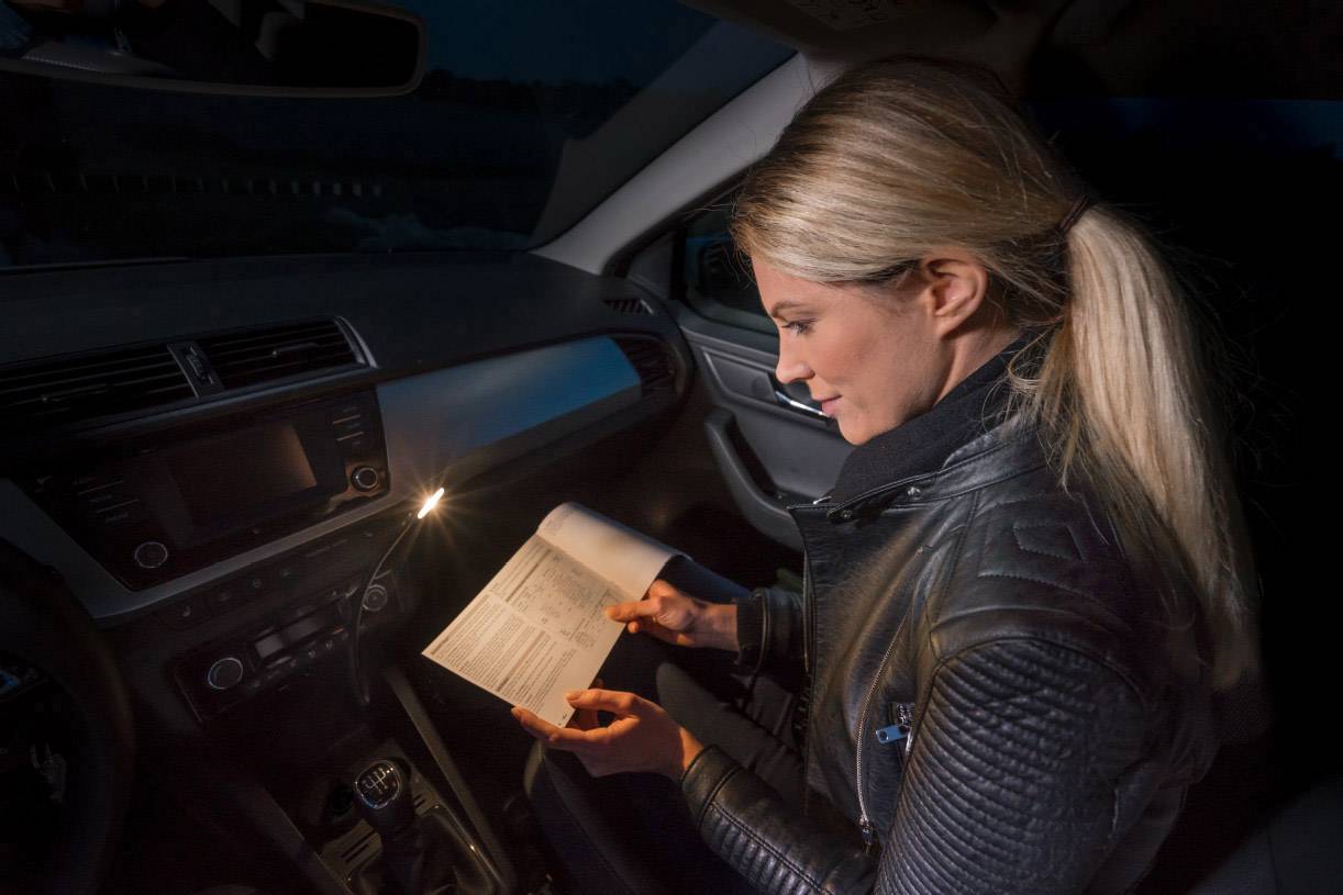 OSRAM Leselampe, LED Innenraumleuchte ONYX-USB ONYX COPILOT® USB LED 5 V (L x B x H) 460 x 9 x 25 m