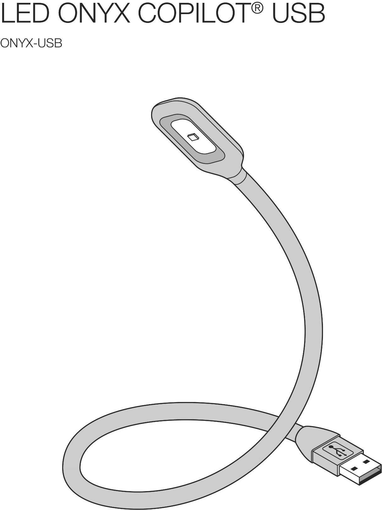 OSRAM Leselampe, LED Innenraumleuchte ONYX-USB ONYX COPILOT® USB LED 5 V (L x B x H) 460 x 9 x 25 m