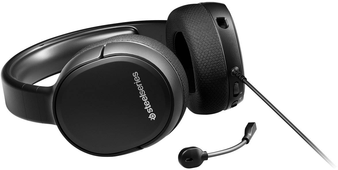 Steelseries Arctis 1 All-Platform Gaming Over Ear Headset kabelgebunden Stereo Schwarz Mikrofon-Rauschunterdrückung, Noise