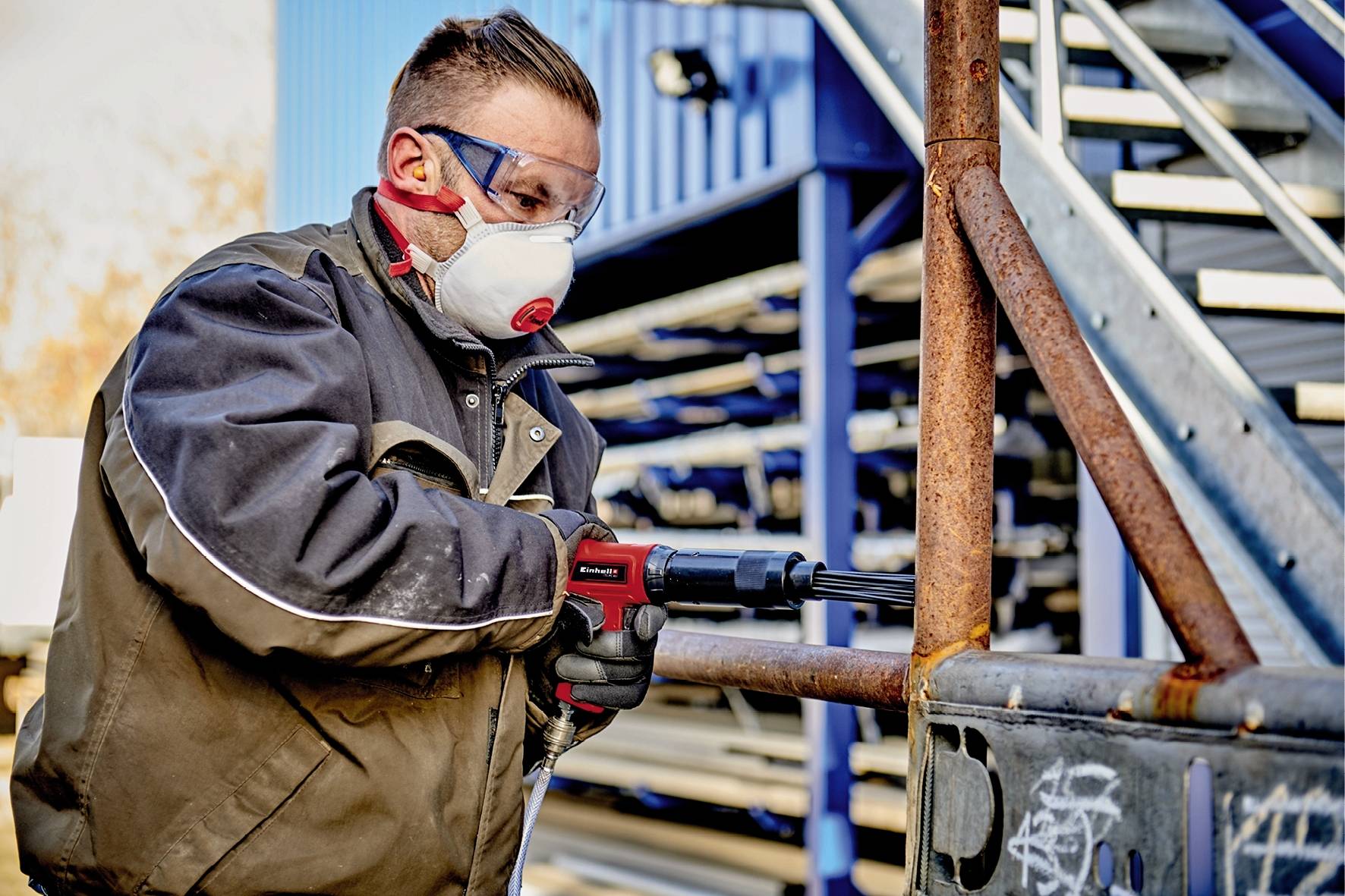 Einhell TC-PC 45 Set Druckluft-Meißelhammer 6.3 bar