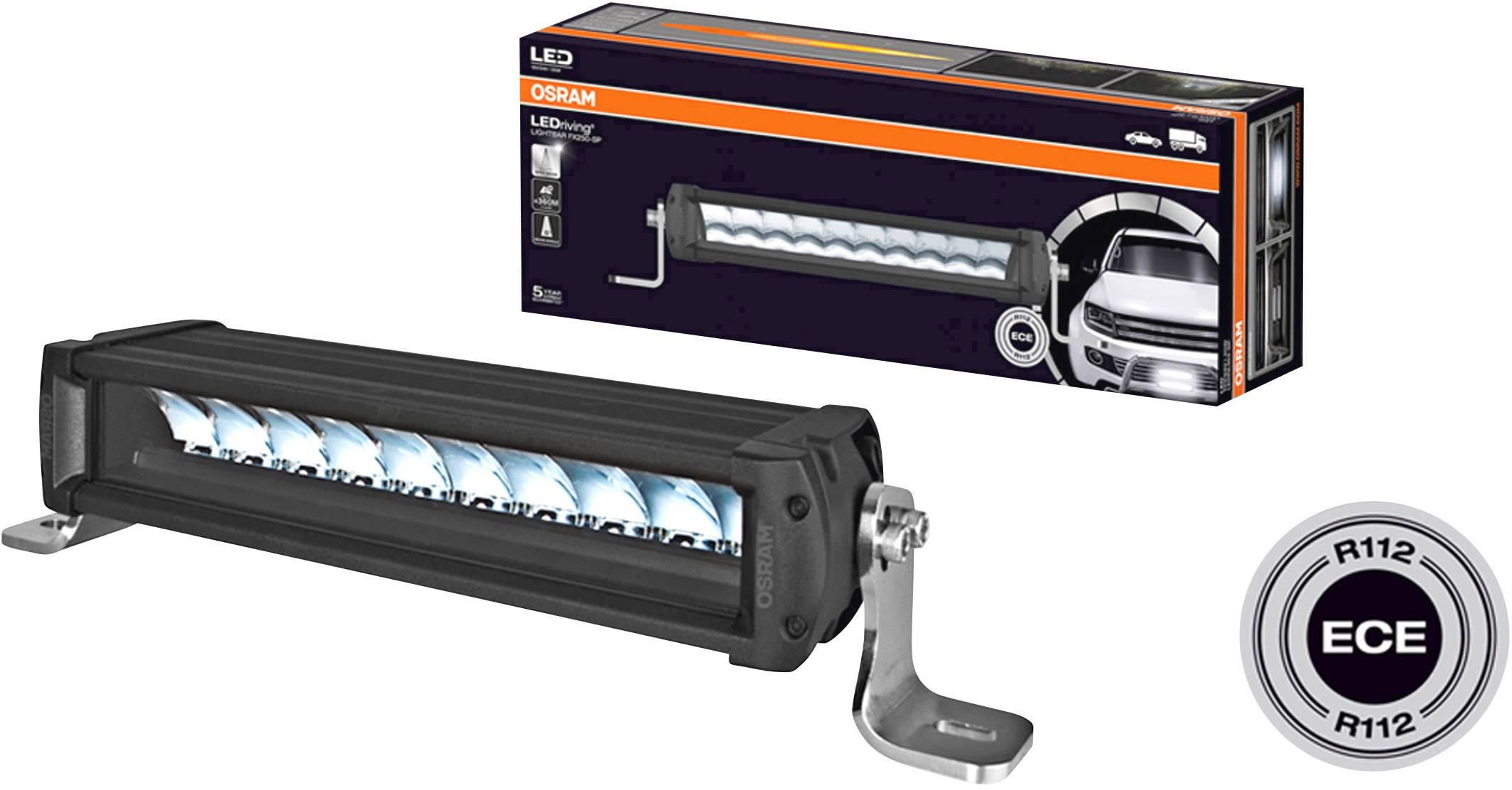 OSRAM Fernscheinwerfer LEDDL103-SP LEDriving LIGHTBAR FX250-SP LED vorne (B x H x T) 309 x 77 x 93.