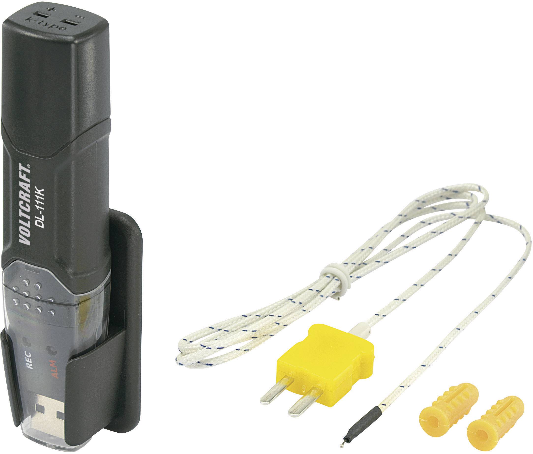 VOLTCRAFT DL-111K Temperatur-Datenlogger Messgröße Temperatur -200 bis 1370°C