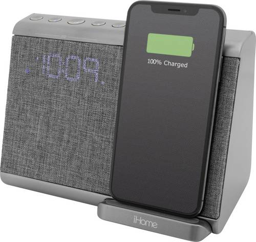 IHome iBTW39 Bluetooth® Lautsprecher Freisprechfunktion, USB Grau