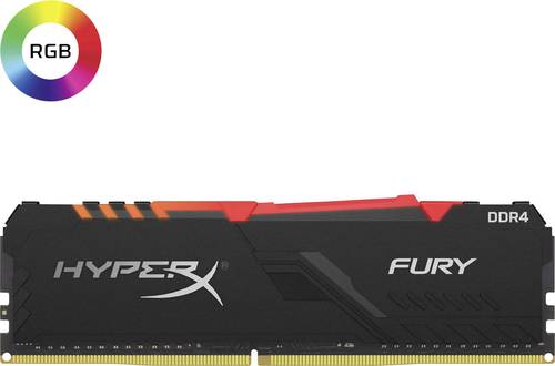 HyperX PC-Arbeitsspeicher Modul Fury RGB HX424C15FB3A/16 16GB 1 x 16GB DDR4-RAM 2400MHz CL 15-15-15