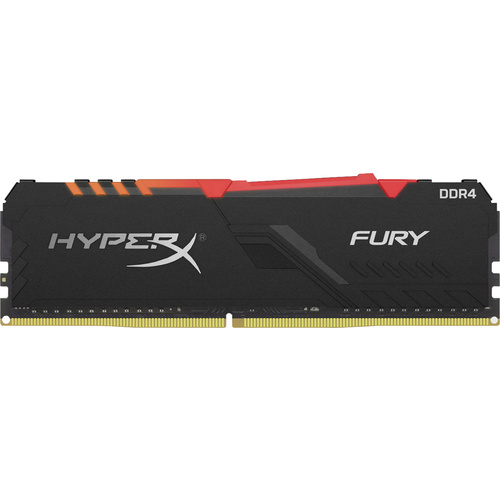 HyperX PC-Arbeitsspeicher Modul Fury RGB HX426C16FB3A/8 8 GB 1 x 8 GB DDR4-RAM 2666 MHz CL 16-18-18