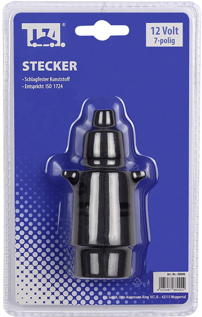 TFA Stecker 88000 Anhänger Stecker [ - Stecker 7polig] Kunststoff