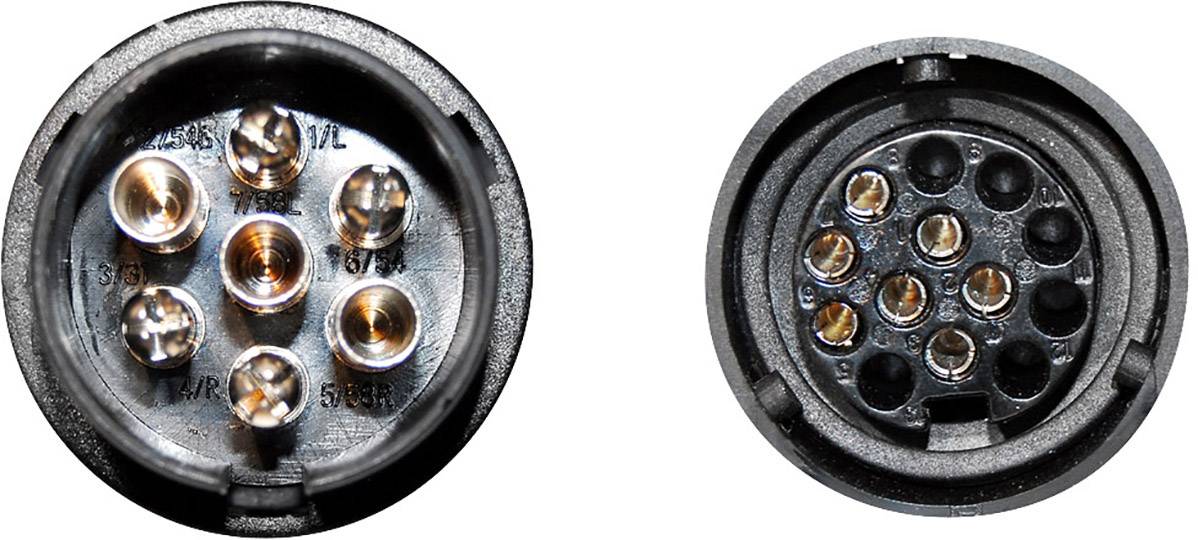 TFA Stecker 88008 Anhänger Adapter [Steckdose 7polig - ] Kunststoff