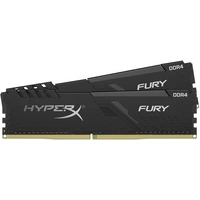 HyperX PC-Arbeitsspeicher Kit Fury HX424C15FB3K2/8 8GB 2 x 4GB DDR4-RAM 2400MHz CL 15-15-15 HyperX PC-Arbeitsspeicher Kit Fury HX424C15FB3K2/8 8GB 2 x 4GB DDR4-RAM 2400MHz CL 15-15-15