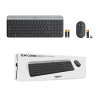 Logitech MK470 Slim Funk Tastatur, Maus-Set Deutsch, QWERTZ Graphit Logitech MK470 Slim Funk Tastatur, Maus-Set Deutsch, QWERTZ Graphit
