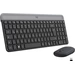 Logitech MK470 Slim Funk Tastatur, Maus-Set Deutsch, QWERTZ Graphit Logitech MK470 Slim Funk Tastatur, Maus-Set Deutsch, QWERTZ Graphit