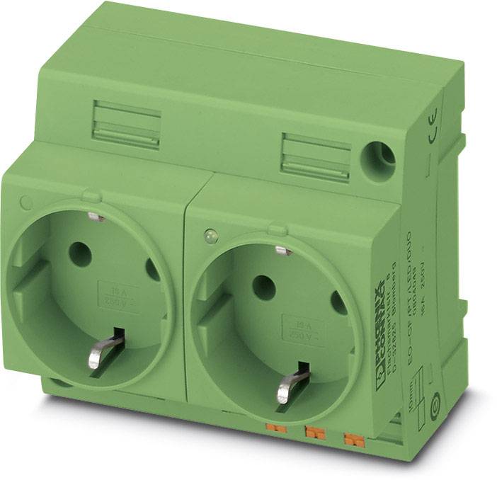 Phoenix Contact Schaltschrank-Steckdose EO-CF/PT/LED/DUO/GN Grün 1 St.