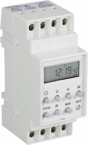Hutschienen-Zeitschaltuhr digital 230 V/AC 16 A/250V