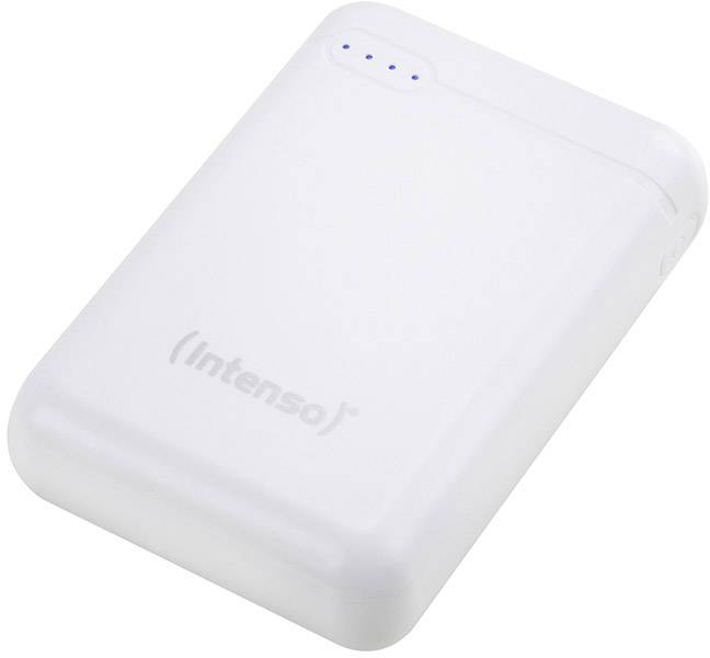 Intenso XS10000 Powerbank 10000 mAh LiPo Weiß Statusanzeige