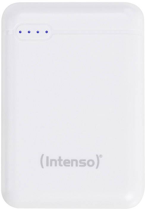 Intenso XS10000 Powerbank 10000 mAh LiPo Weiß Statusanzeige