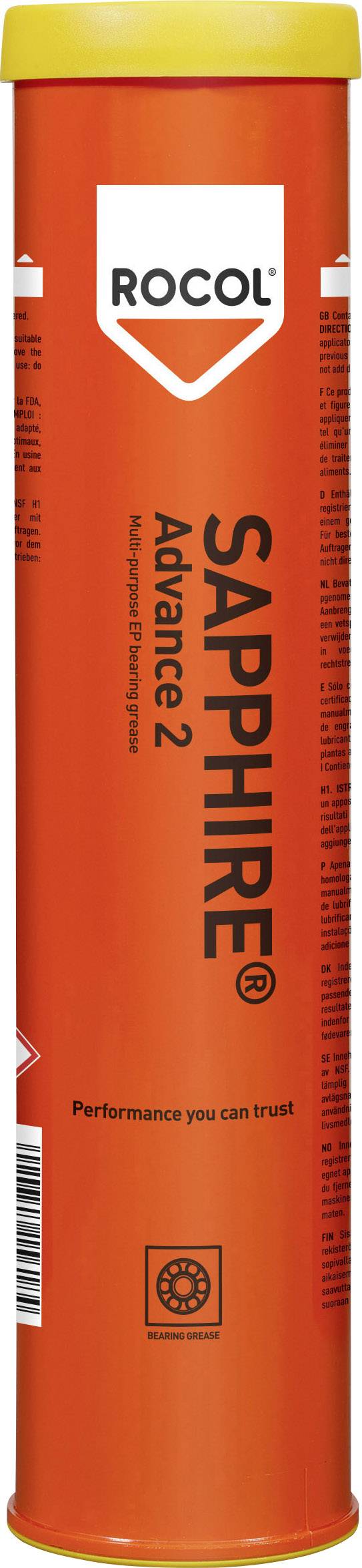 Rocol RS12441 Hochleistungsfett SAPPHIRE Advance 2 380g