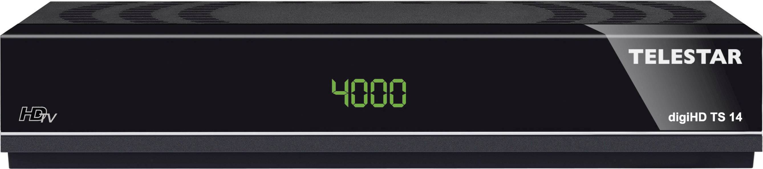 Telestar digiHD TS 14 SAT-Receiver Amazon Alexa & Google Home Sprachassistenten, Aufnahmefunktion