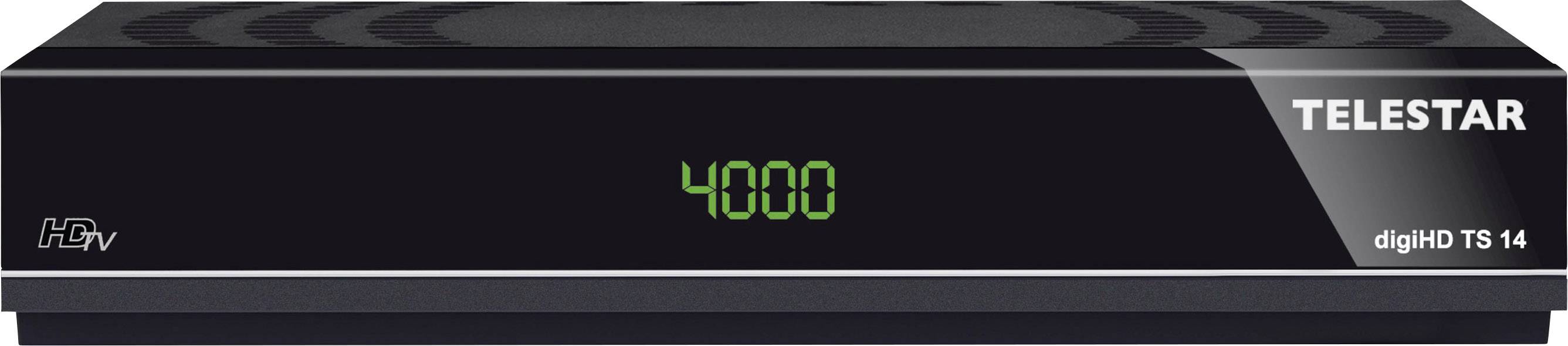 Telestar digiHD TS 14 SAT-Receiver Amazon Alexa & Google Home Sprachassistenten, Aufnahmefunktion
