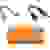 LaCie Rugged® SSD 1TB Externe SSD USB-C® Orange STHR1000800