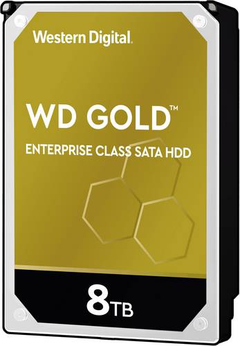 Western Digital WD8004FRYZ Interne Festplatte 8.9cm (3.5 Zoll) 8TB Gold™ Bulk SATA III