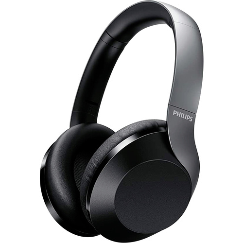 Philips TAPH805  Over Ear Kopfhörer Bluetooth®  Schwarz Noise Cancelling Headset, Faltbar