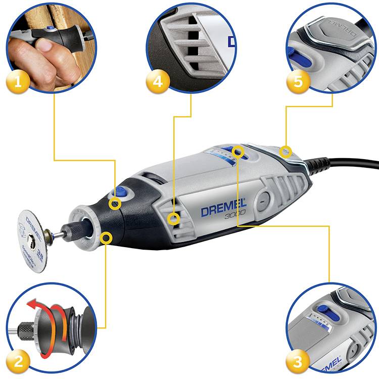 Dremel 3000-10 F0133000UM Multifunktionswerkzeug 130W