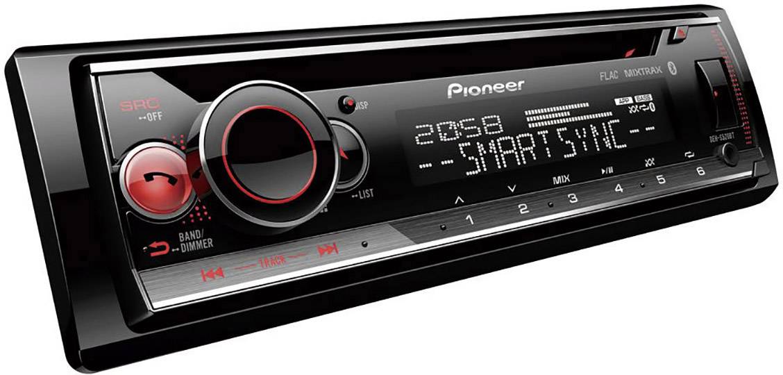 Pioneer DEH-S520BT Autoradio Bluetooth®-Freisprecheinrichtung, AppRadio
