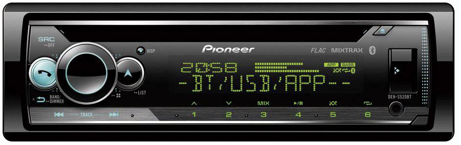 Pioneer DEH-S520BT Autoradio Bluetooth®-Freisprecheinrichtung, AppRadio