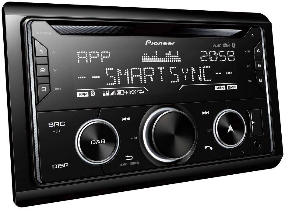Pioneer FH-S820DAB Doppel-DIN Autoradio DAB+ Tuner, Bluetooth®-Freisprecheinrichtung, AppRadio