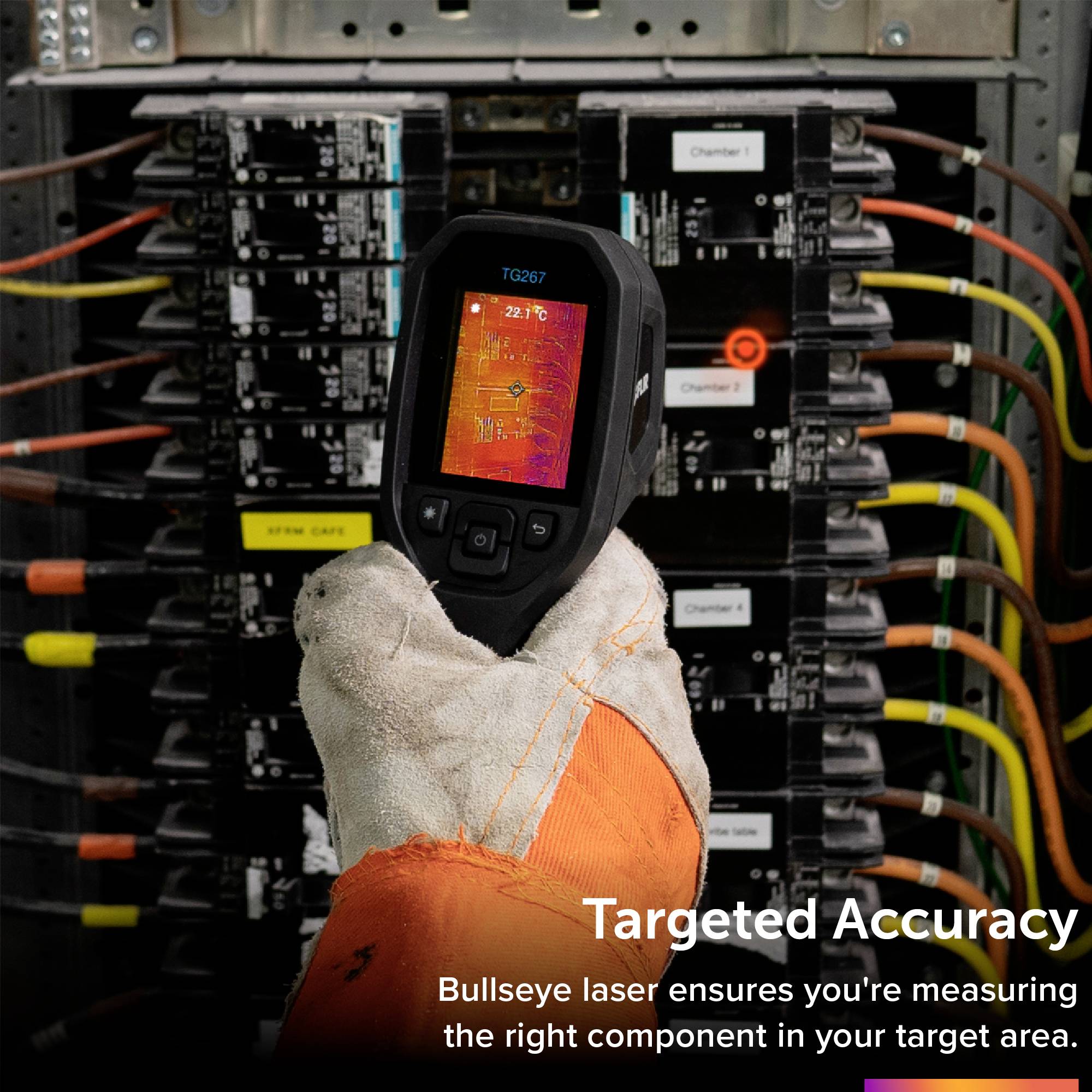 FLIR TG267 Wärmebildkamera -25 bis +380°C 160 x 120 Pixel 8.7Hz MSX®