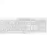 CHERRY Stream USB Tastatur Deutsch, QWERTZ Hellgrau CHERRY Stream USB Tastatur Deutsch, QWERTZ Hellgrau