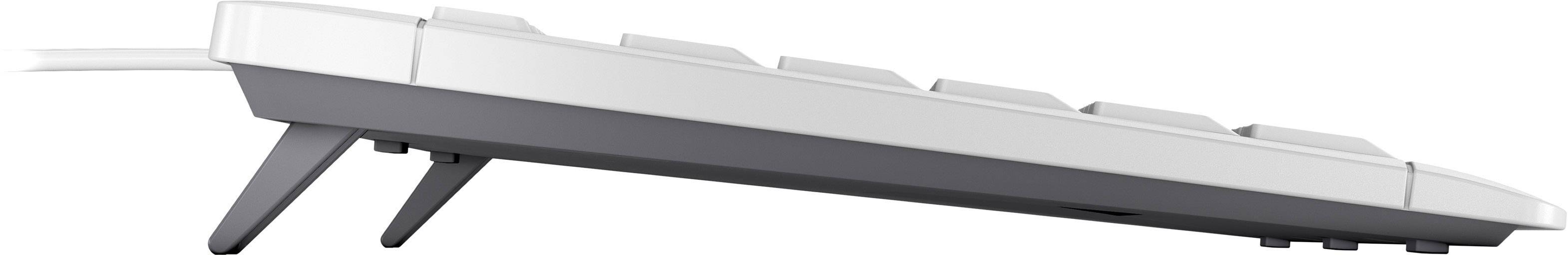 CHERRY Stream USB Tastatur Deutsch, QWERTZ Hellgrau