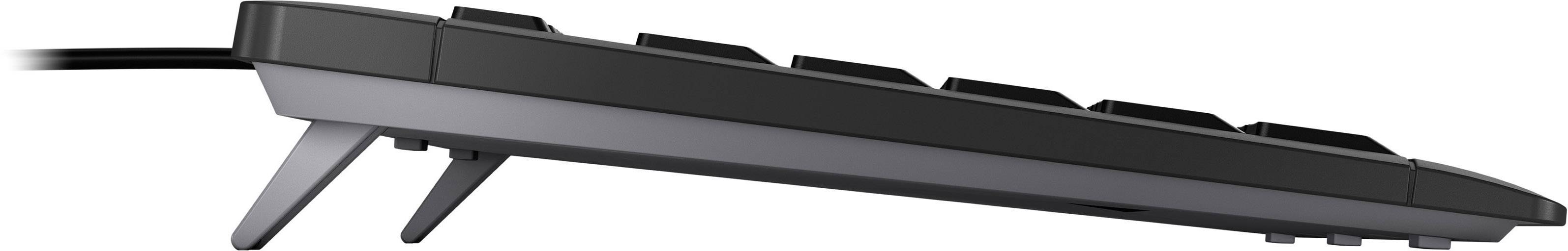 CHERRY Stream USB Tastatur Deutsch, QWERTZ Schwarz