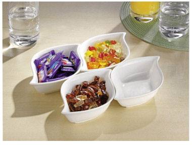 Esmeyer Servierschale JOLIE 302-071 Porzellan weiß 4 St./Pack.