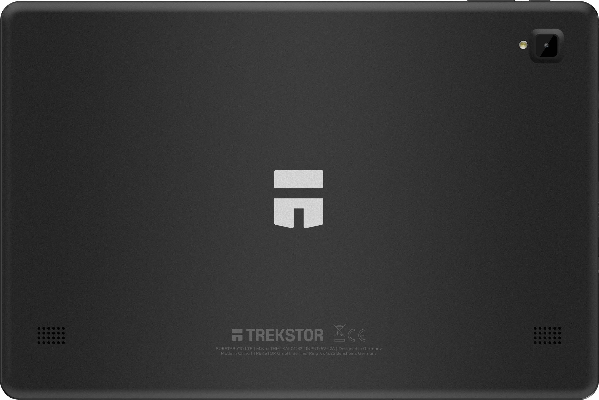 TrekStor® Surftab Y10 Android-Tablet 25.7cm (10.1 Zoll) 32GB LTE/4G, WiFi Schwarz 1.3GHz MediaTek Android™ 9.0 1280 x 800 Pixel