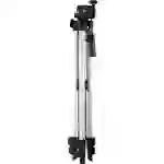 TOOLCRAFT Tripod 1/4 Zoll Arbeitshöhe=51 - 150cm Silver Inox Wasserwaage TOOLCRAFT Tripod 1/4 Zoll Arbeitshöhe=51 - 150cm Silver Inox Wasserwaage