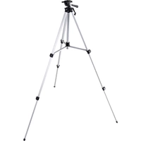 TOOLCRAFT Tripod 1/4 Zoll Arbeitshöhe=51 - 150 cm Silver Inox Wasserwaage TOOLCRAFT Tripod 1/4 Zoll Arbeitshöhe=51 - 150 cm Silver Inox Wasserwaage