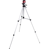 TOOLCRAFT Tripod 1/4 Zoll Arbeitshöhe=51 - 150cm Silver Inox Wasserwaage TOOLCRAFT Tripod 1/4 Zoll Arbeitshöhe=51 - 150cm Silver Inox Wasserwaage