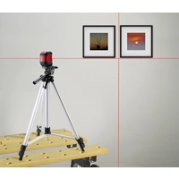 TOOLCRAFT Tripod 1/4 Zoll Arbeitshöhe=51 - 150 cm Silver Inox Wasserwaage TOOLCRAFT Tripod 1/4 Zoll Arbeitshöhe=51 - 150 cm Silver Inox Wasserwaage