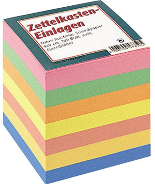 Landre Zettelboxeinlage Mehrfarbig 800 100420103 800 Blatt