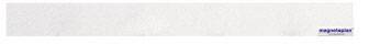 Magnetoplan Magnetleiste magnetowand (L x B) 50cm x 5cm Weiß 10 St. 16250