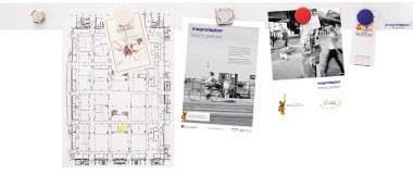 Magnetoplan Magnetleiste magnetowand (L x B) 50cm x 5cm Weiß 10 St. 16250