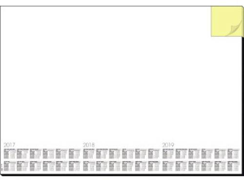 Sigel HO490 Schreibunterlage 3-Jahreskalender Weiß (B x H) 595mm x 410mm