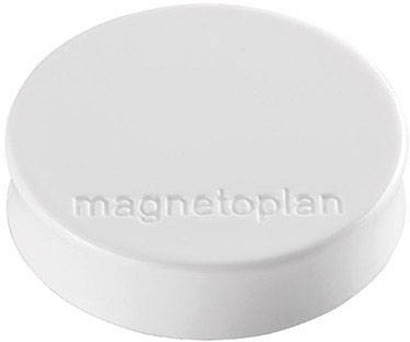 Magnetoplan Magnet Ergo Medium (Ø x H) 30 mm x 8 m rund Weiß 10 St. 1664000