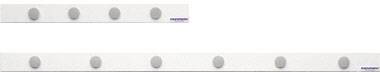 magnetoplan Magnetleiste magnetowand (L x B) 50 cm x 5 cm Weiß 1 St. 16270M