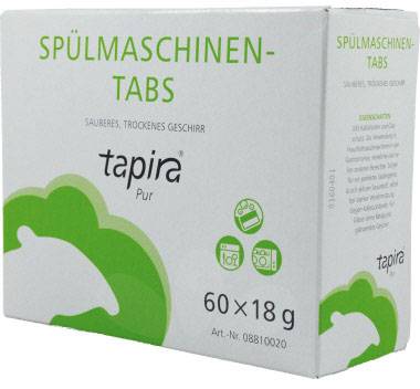 Tapira Geschirrspül-Tabs Pur 08810020 60St.