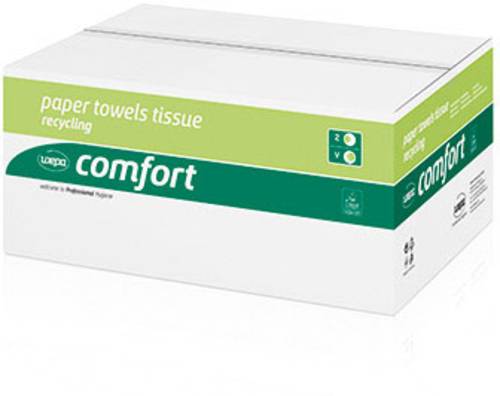 WEPA 277190 comfort Papierhandtücher (L x B) 23cm x 25cm Hochweiß 20 x 160 Bl./Pack. 3200 Blatt