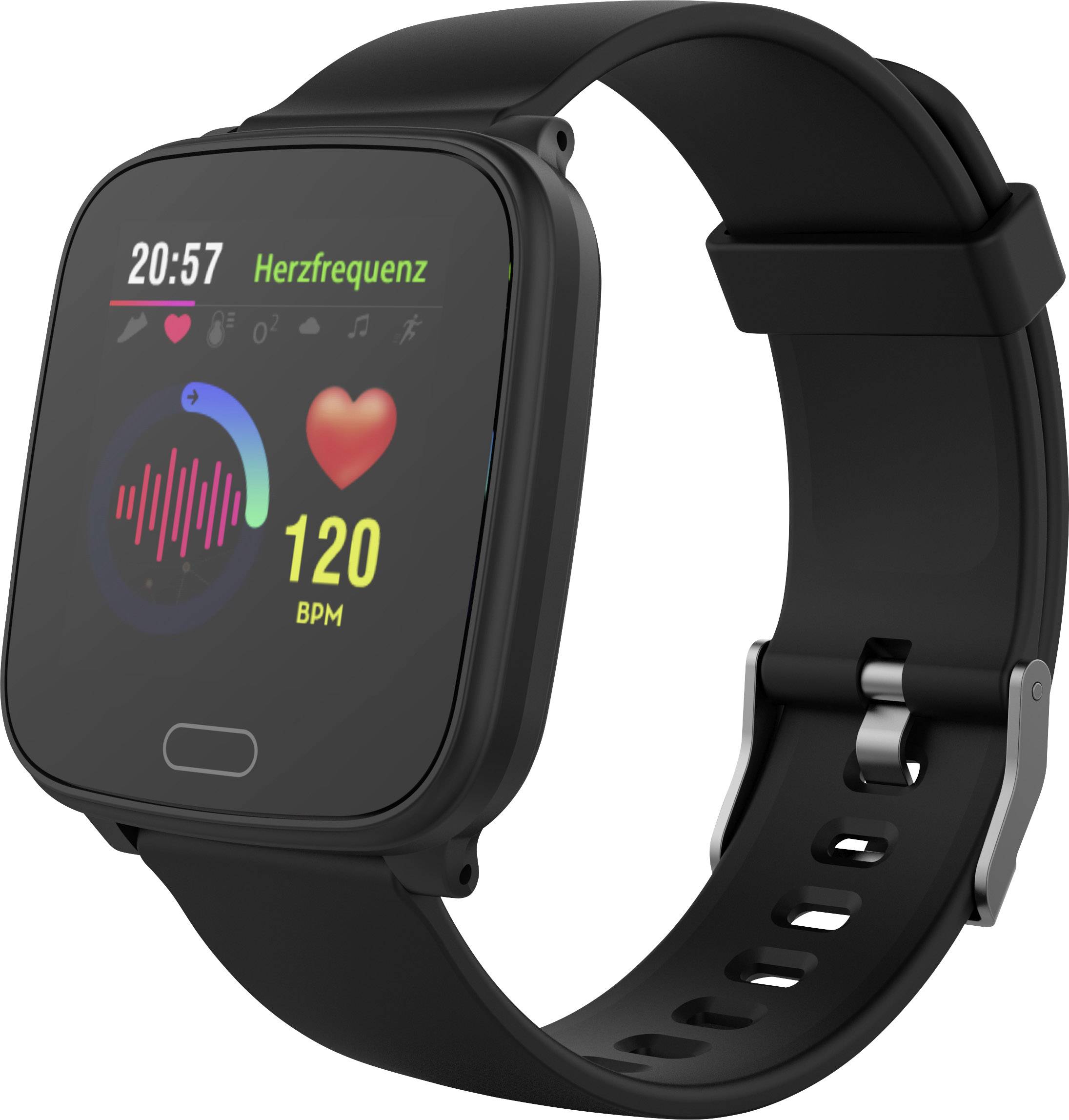 Swisstone SW 610 HR Fitness-Tracker Schwarz