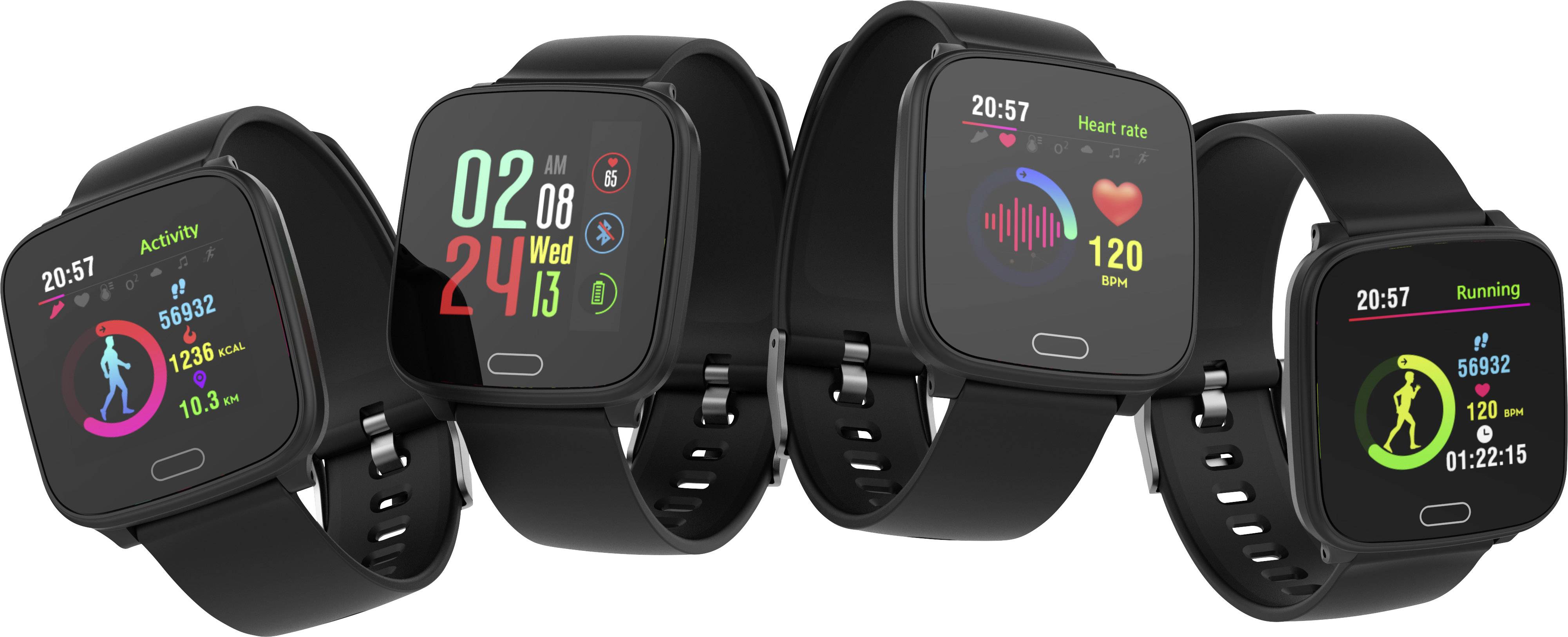 Swisstone SW 610 HR Fitness-Tracker Schwarz